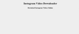Download Video Instagram Download Video Instagram