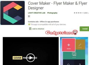 Aplikasi Android untuk membuat Poster