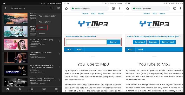 Cara Download Lagu MP3 dari YouTube di Android ...